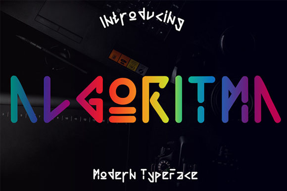 Algoritma Font Review: A Futuristic Display Typeface for Branding