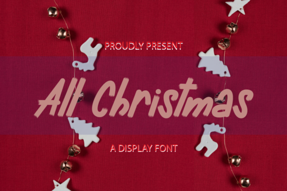All Christmas Font for Modern Craft Projects