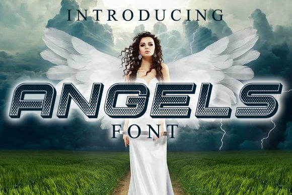 Angels: A Bold and Thick Display Font for Creative Web Design
