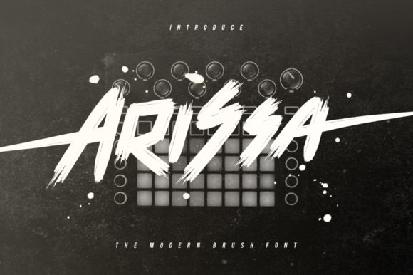 Arissa: A Bold Brush Pen Display Font for Impactful Branding
