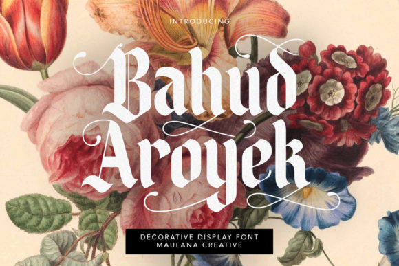 Bahud Aroyek Font: Elevating Handmade Product Design