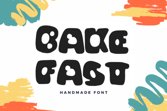 Bake Fast Font: Chunky Display Type for Kids' Crafts