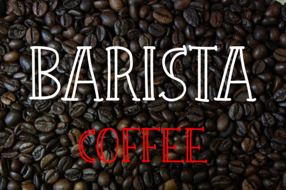 Barista Coffee Font: Urban Display Typography for Web Design