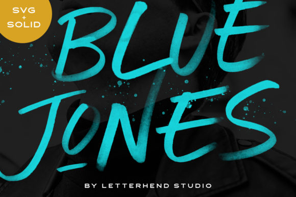 Blue Jones Font: Urban Display Typography for Web Design