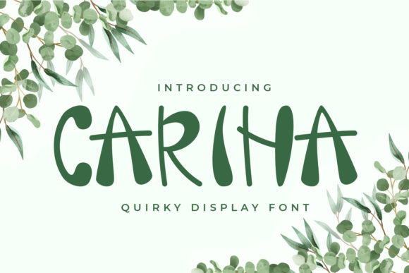 Carina Font: Bold Display Typography for Editorial Design