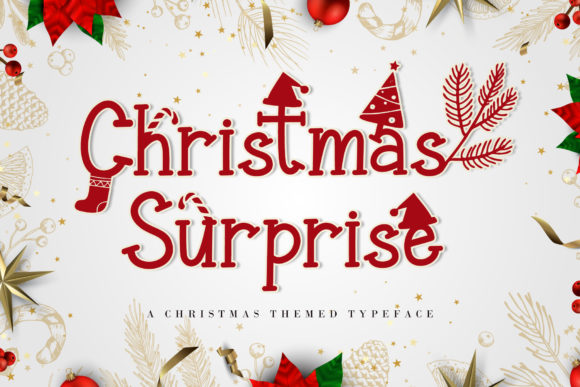 Christmas Surprise: A Festive Display Font for Holiday Campaigns