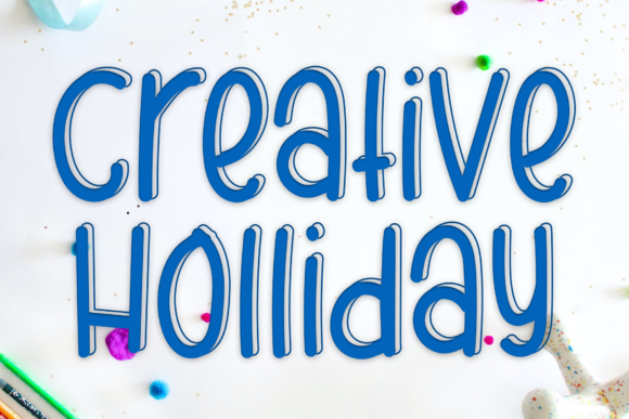 Creative Holliday Font for Small Business Branding