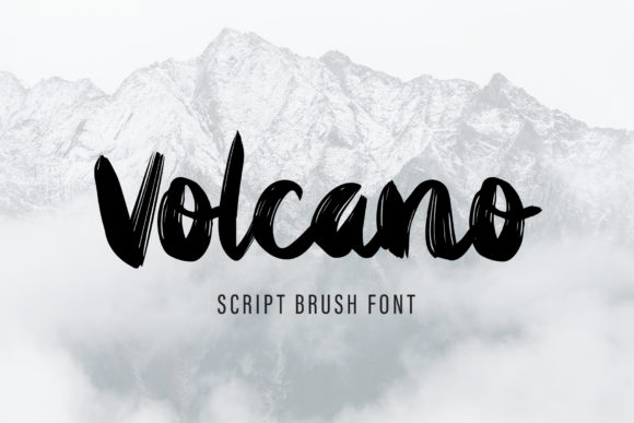 Enhance Your Brand with Volcano, the Bold Brushed Font
