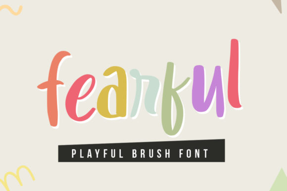 Fearful Font: A Display Typeface for Playful Campaigns