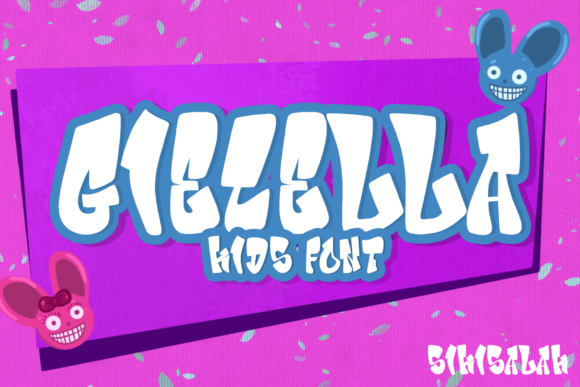 Giecella Kids Font for Playful Handmade Products