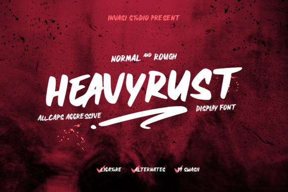 Heavyrust Font: Bold Branding for Small Business