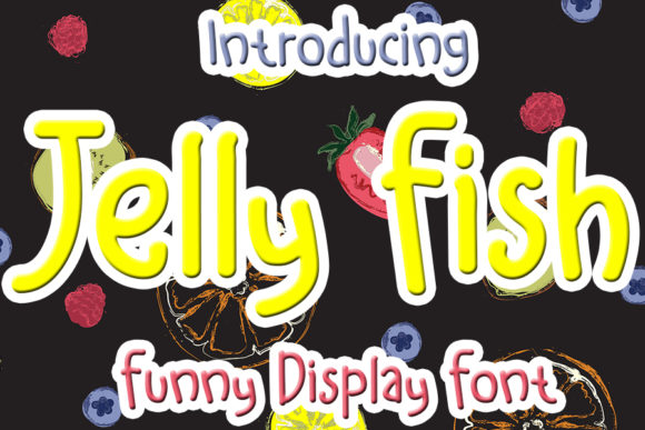 Jelly Fish: A Playful and Colorful Display Font