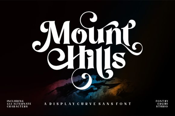 Mount Hills: Elevate Your Brand with a Luxurious Display Font