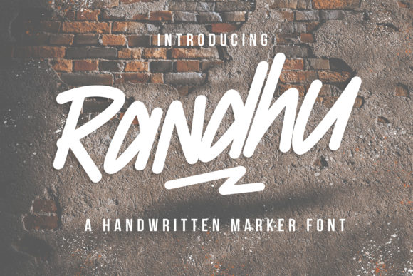Randhu Font: Bold Urban Display Type for Makers