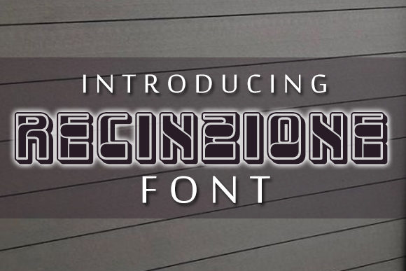 Recinzione: A Bold and Chunky Font for Editorial Design
