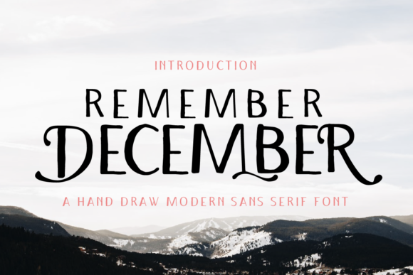 Remember December Font: Elevating Small Business Branding