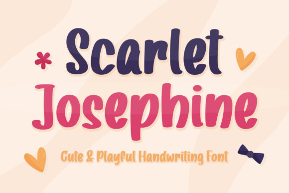 Scarlet Josephine: A Playful Display Font for Creative Projects