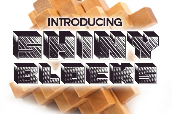 Shiny Blocks: The Perfect Font for Creative Makers