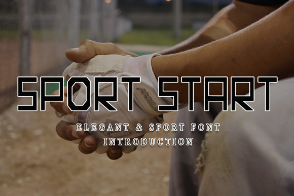 Sport Start Font: Sci-Fi Display Typography for Web Design