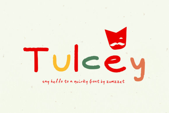Tulcey Font: Quirky Display Typography for Web Design