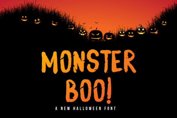 Unleash Creativity with Monster Boo: A Rough Display Font