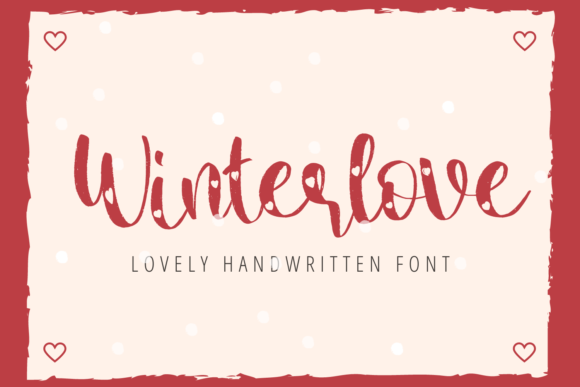 Winterlove Font Review for Holiday Editorial Design